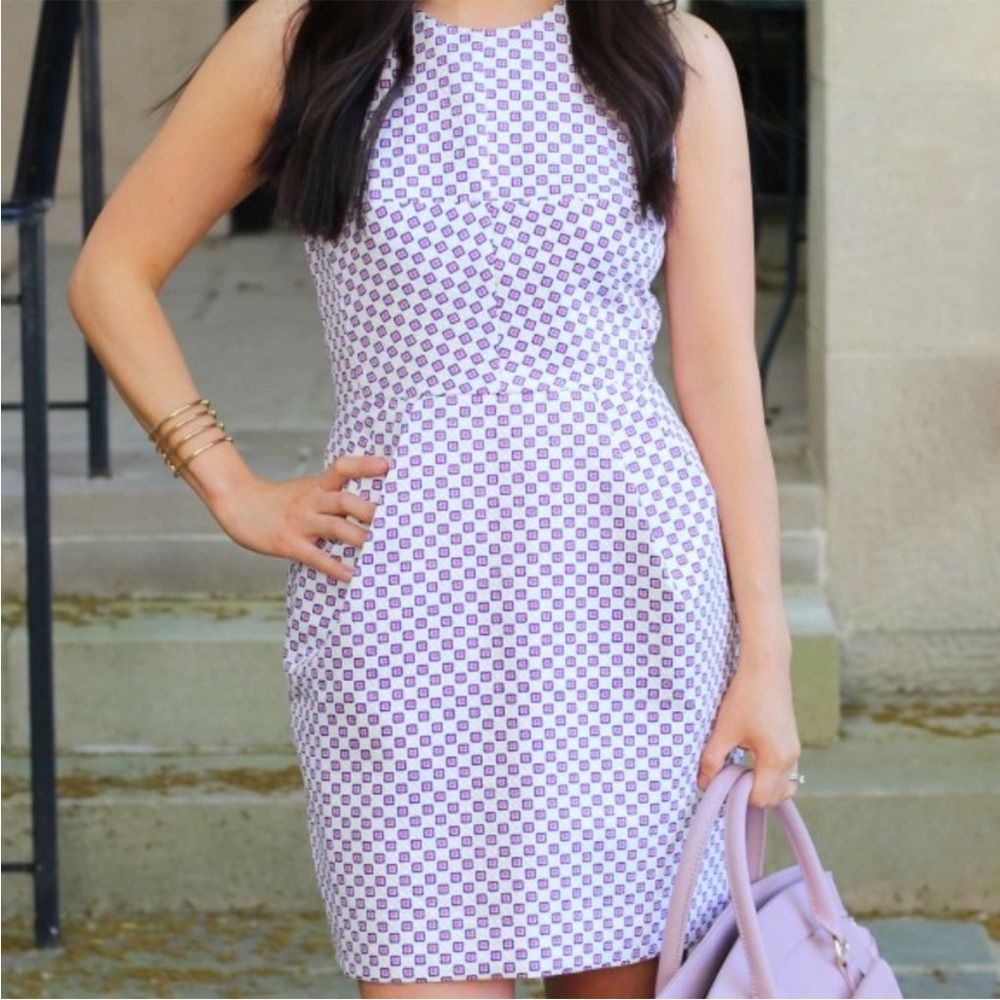 Club Monaco Salma White Cross Back Dress Size 8